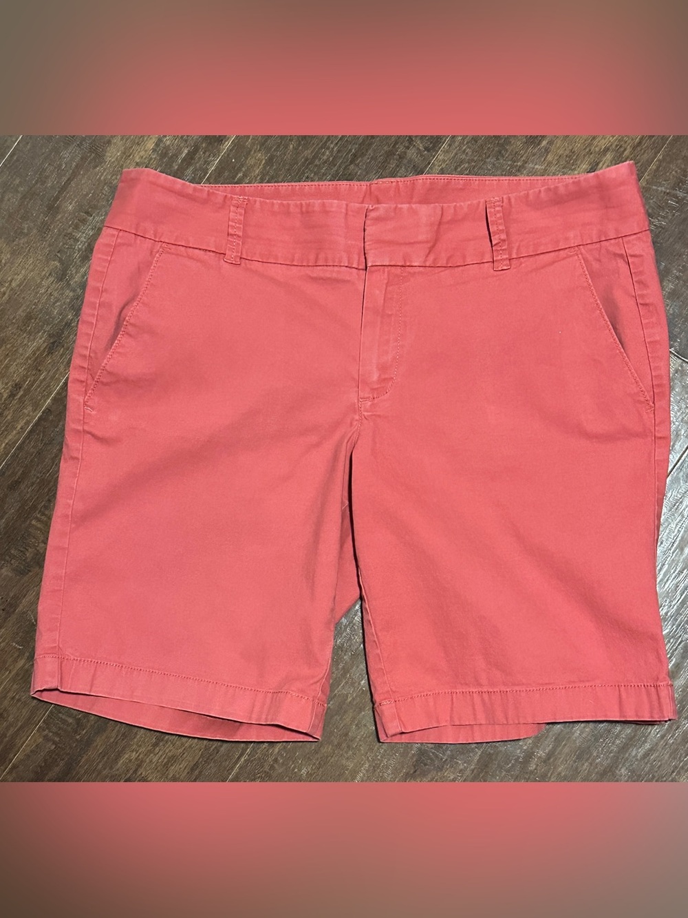 J. Crew Frankie Bermuda Shorts Coral Pink Women’s 10